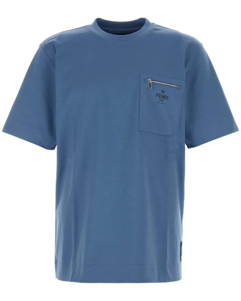 Fendi Air Force T-Shirt - Blau Blau