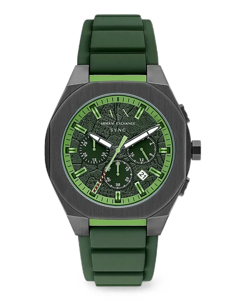 Armani Exchange Sync 44mm watch - Grün Grün