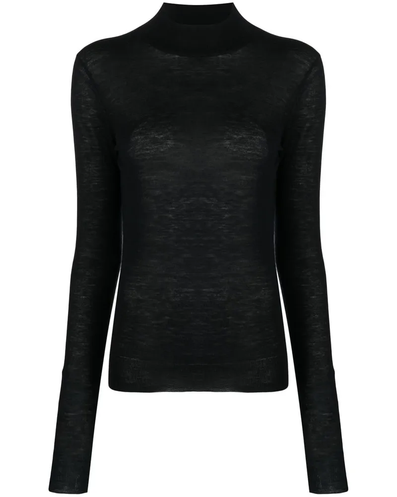 Joseph Klassischer Kaschmirpullover - Schwarz Schwarz