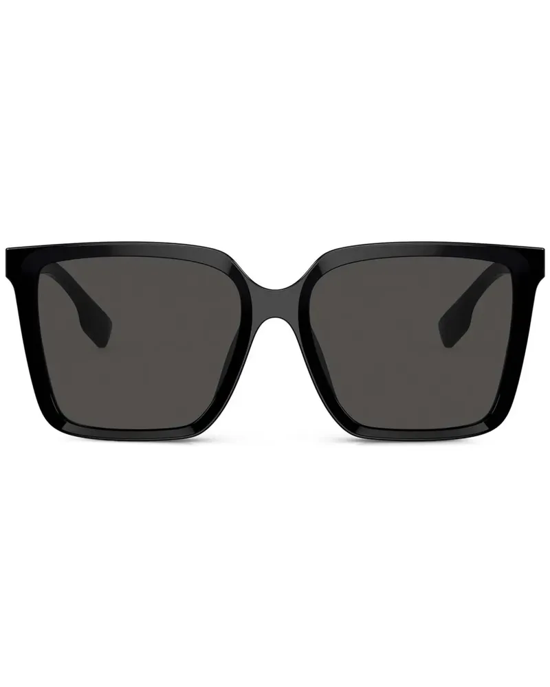 Burberry Sonnenbrille mit Logo-Print - Schwarz Schwarz