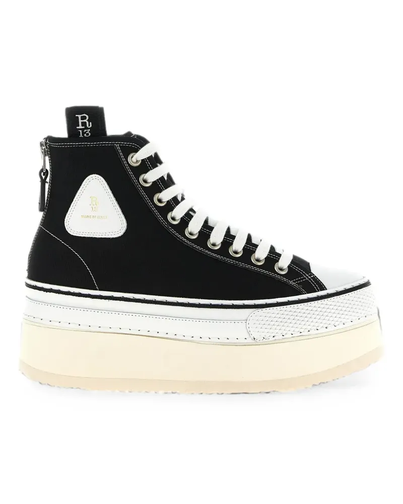 R13 Courtney Plateau-Sneakers - Schwarz Schwarz