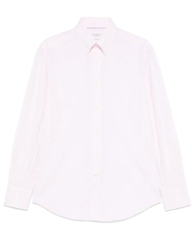 Brunello Cucinelli Klassisches Hemd - Rosa Rosa