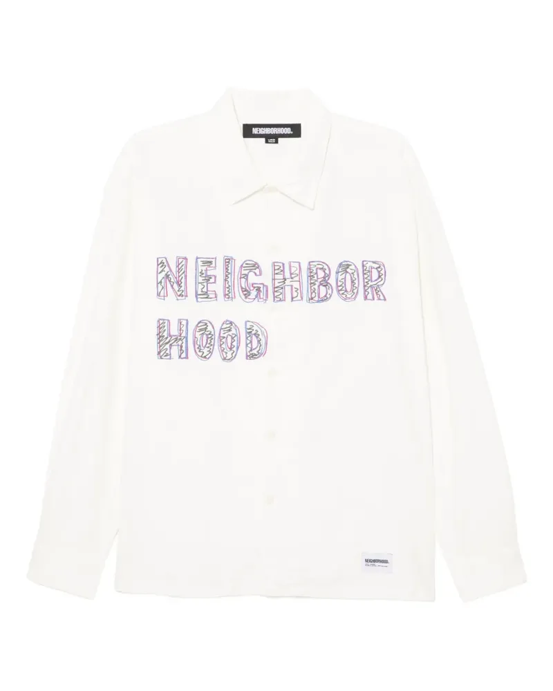 Neighborhood Hemd mit grafischem Print - Weiß Weiß