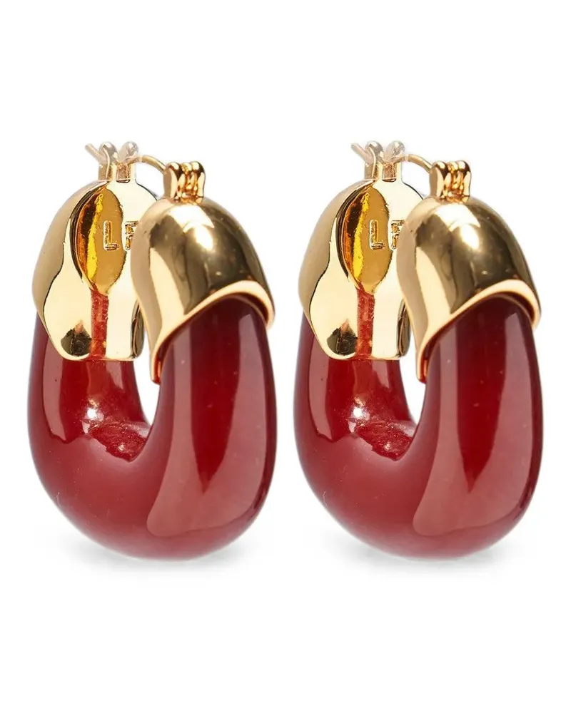 Lizzie Fortunato chunky hoop earrings - Rot Rot