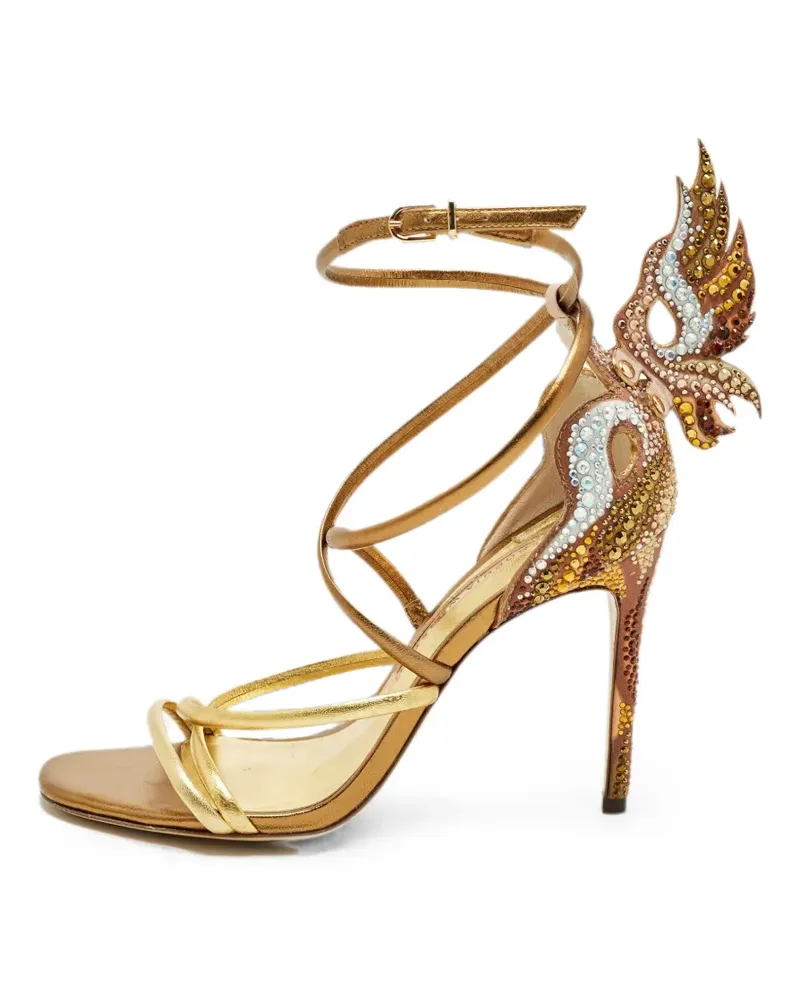 Sophia Webster Evangeline wing-detail sandals - Gold Gold