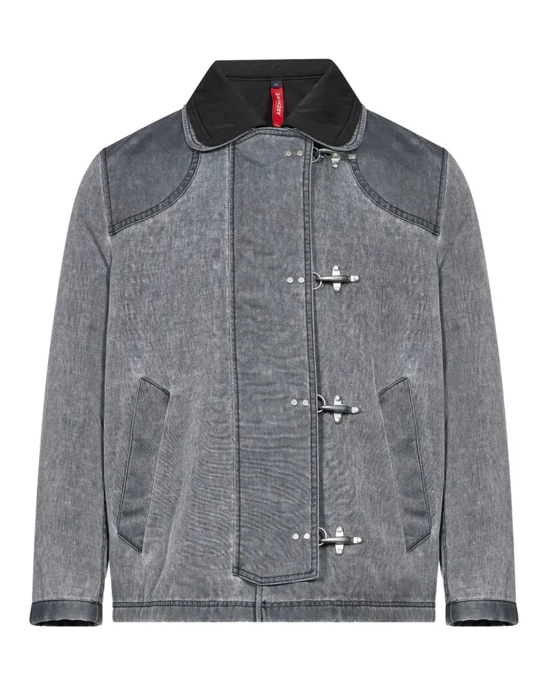 Fay 4 Ganci hook-fastening panelled jacket - Blau Blau