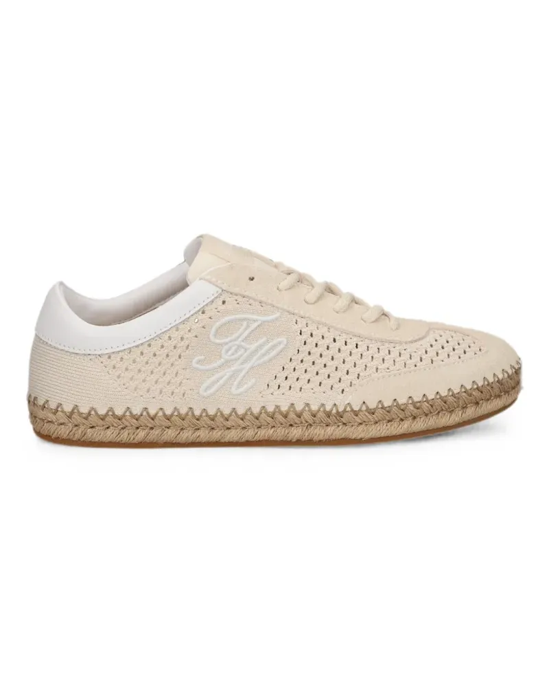 Tommy Hilfiger Perforierte Sneakers - Nude Nude