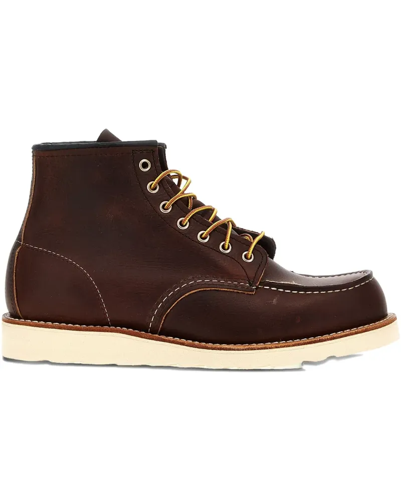 Red Wing Shoes Classic Moc® Stiefel mit Kontrastnähten - Braun Braun