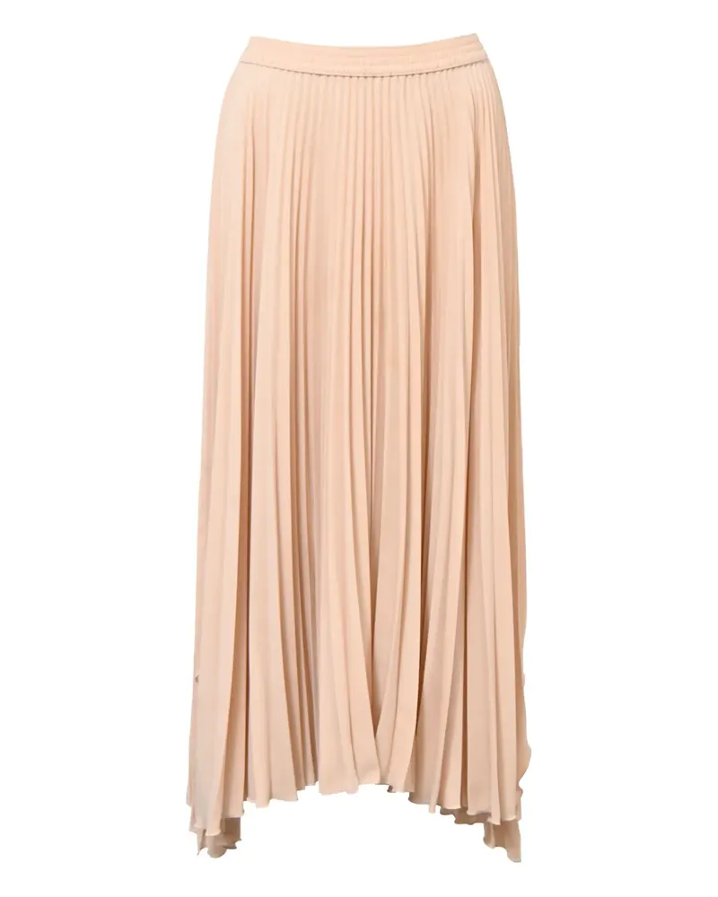 Theory pleated midi skirt - Nude Nude