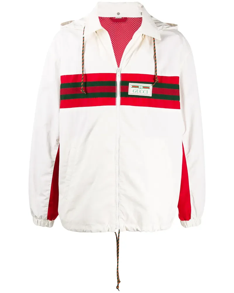 Gucci Jacke mit Webstreifen - Weiß Weiß