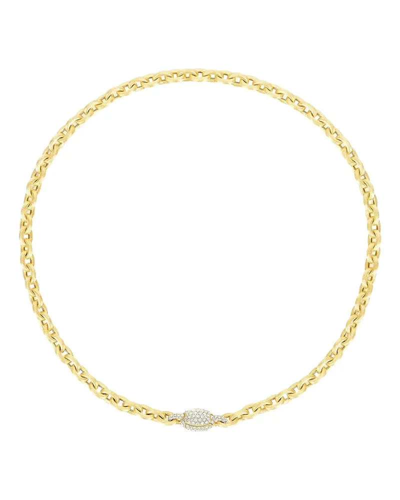 NANIS Libera Aura Halskette mit Diamantanhänger - Gold Gold