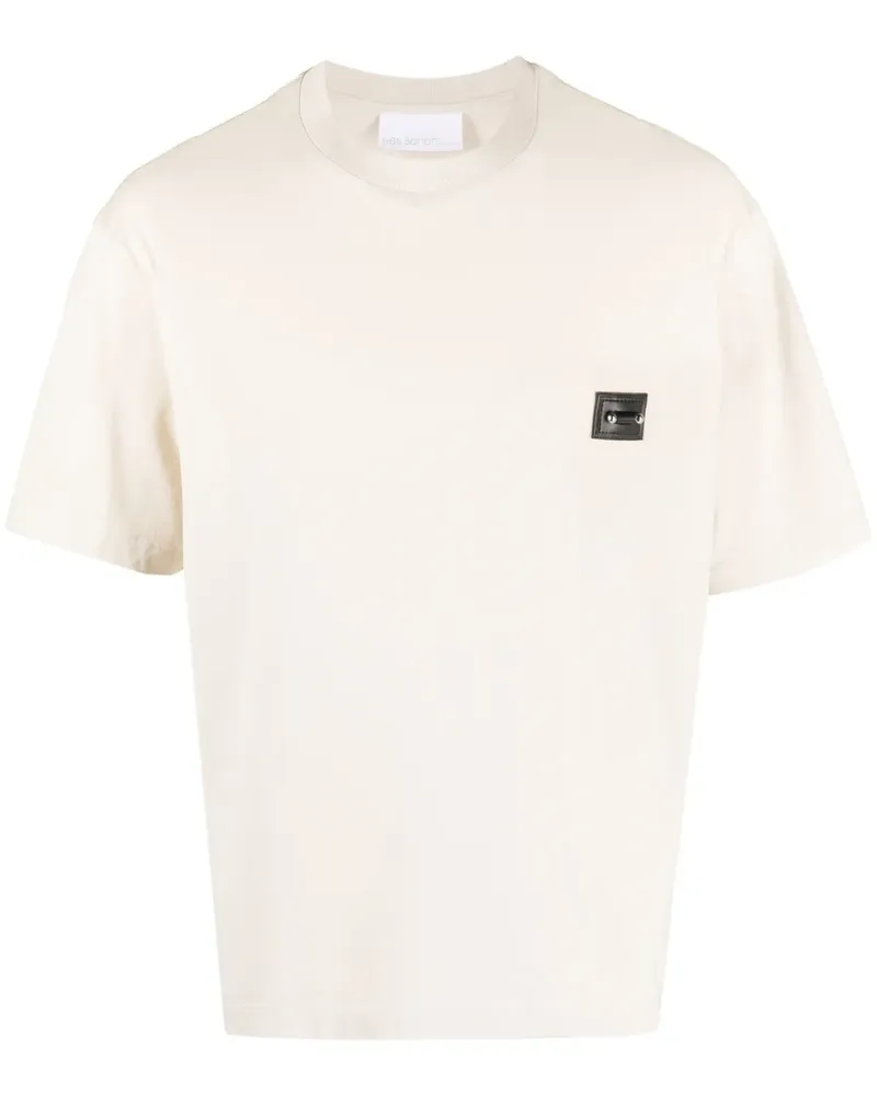 Neil Barrett T-Shirt mit Patch-Detail - Nude Nude