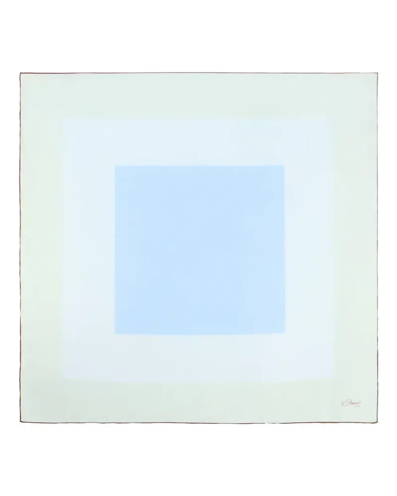 12 STOREEZ Schal mit Farbverlauf - Blau Blau