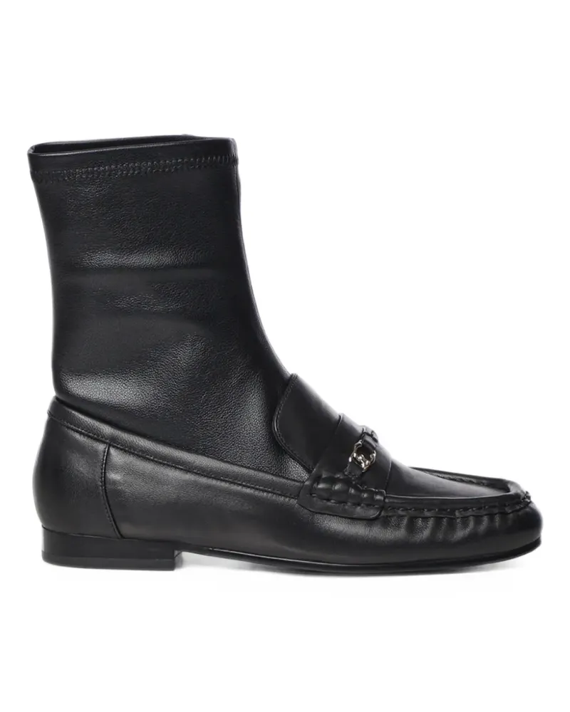 Coccinelle leather penny-slot ankle boots - Schwarz Schwarz