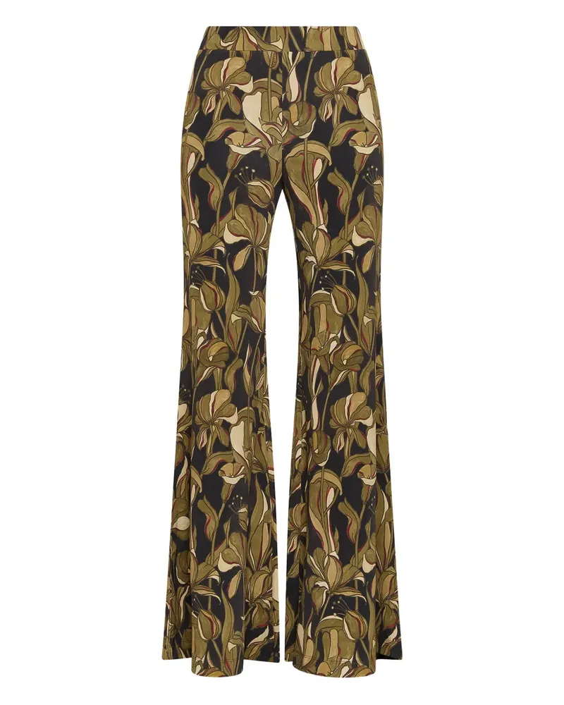 Maliparmi Lily's Ballet printed flared trousers - Grau Grau