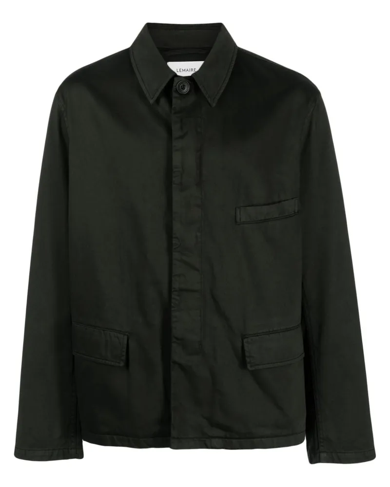 Christophe Lemaire Langärmelige Hemdjacke - Grün Grün