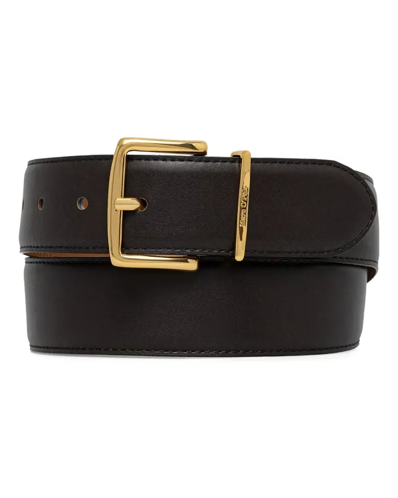 Marc O'Polo buckle-fastening leather belt - Braun Braun