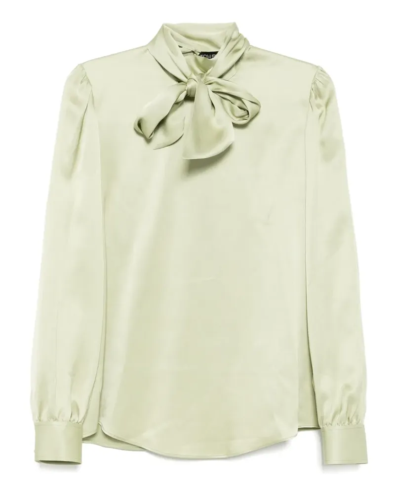 Tom Ford Satinbluse mit Schleifendetail - Grün Grün