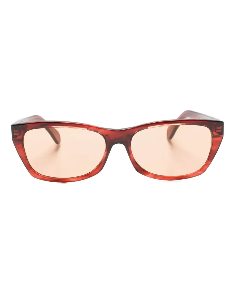 Our Legacy rectangle-frame sunglasses - Rot Rot
