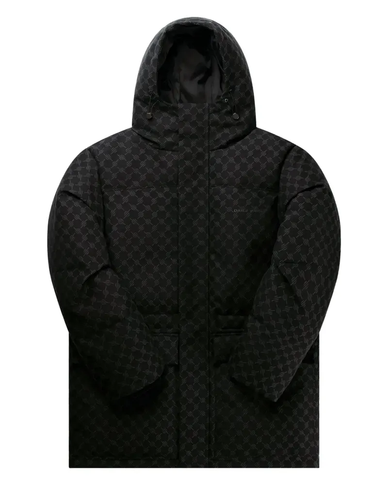 Daily Paper Kapuzenjacke mit Monogramm - Schwarz Schwarz