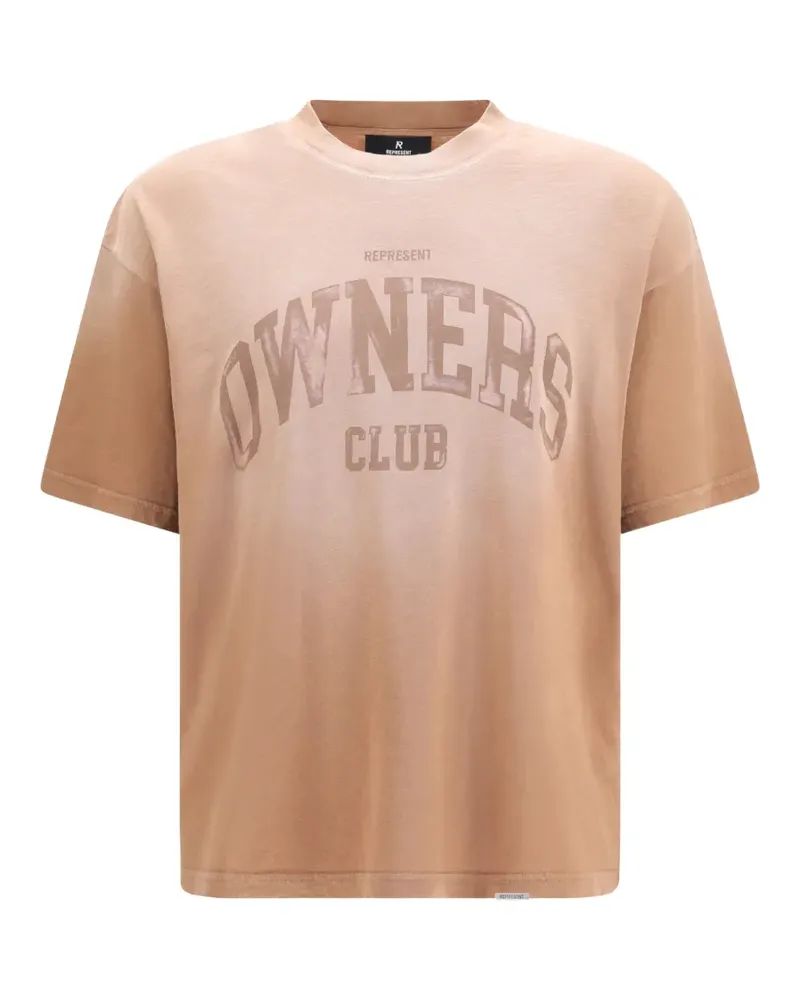 REPRESENT Owners Club cotton T-shirt - Braun Braun