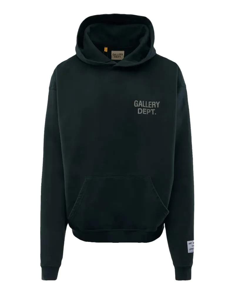 GALLERY DEPT. 90 GD logo-print hoodie - Schwarz Schwarz