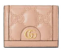 Gucci Portemonnaie aus Matelassé-Leder mit GG Rosa