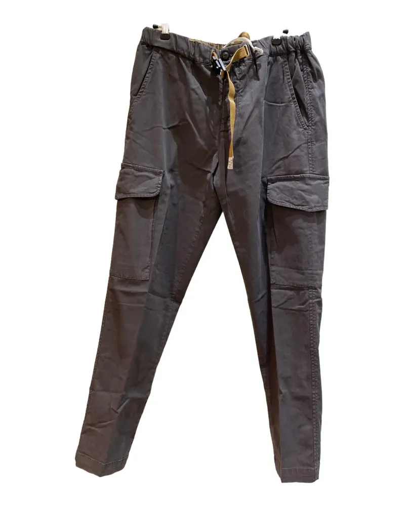 PLAN C belted cargo pants - Grau Grau