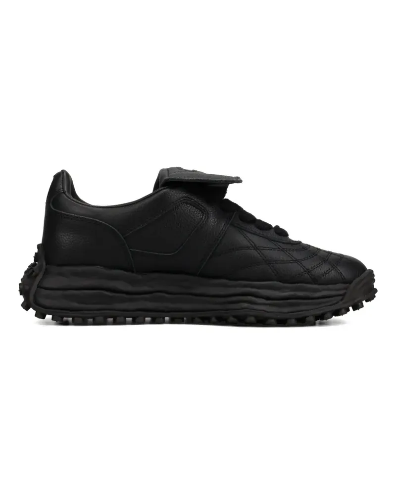 MIHARAYASUHIRO Scott leather sneakers - Schwarz Schwarz