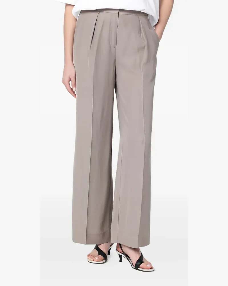 Calvin Klein Plissierte Hose - Grau Grau
