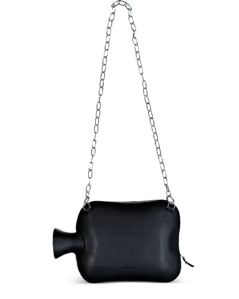 Doublet x Beta Post bottle-shaped shoulder bag - Schwarz Schwarz