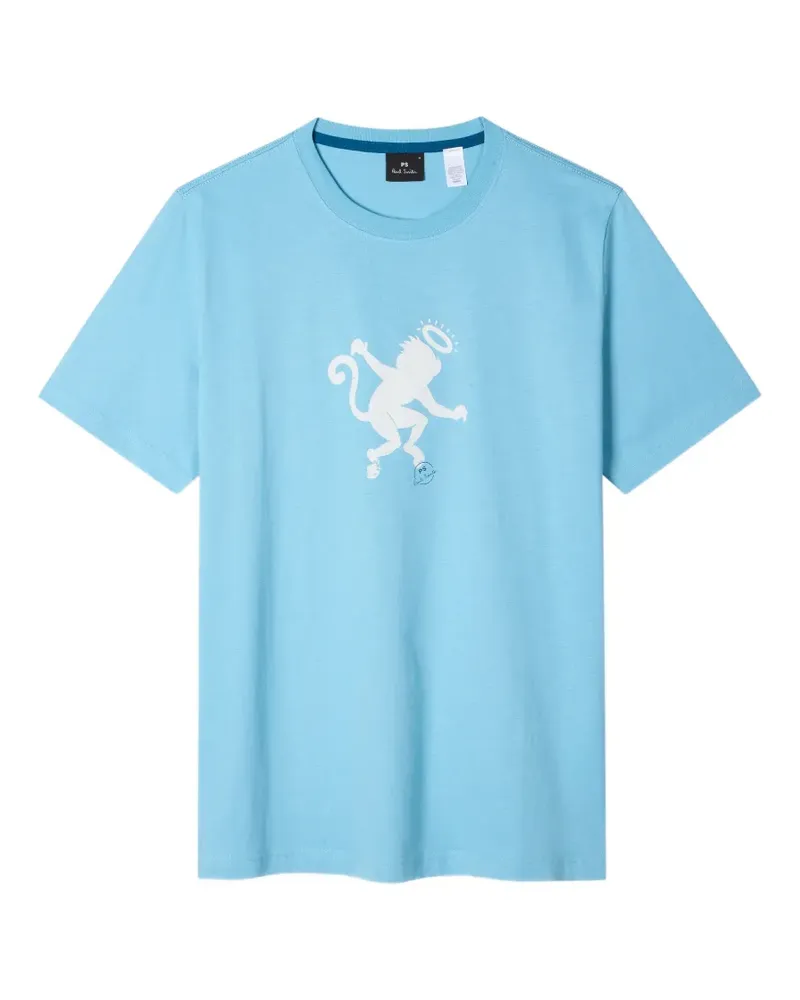 Paul Smith printed T-shirt - Blau Blau