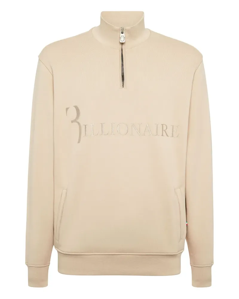 Billionaire Sweatshirt mit Reißverschluss - Nude Nude