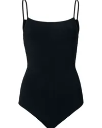 Proenza Schouler Serena Body aus Seide Schwarz