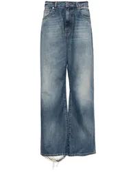 ERL Jeans im Distressed-Look Blau