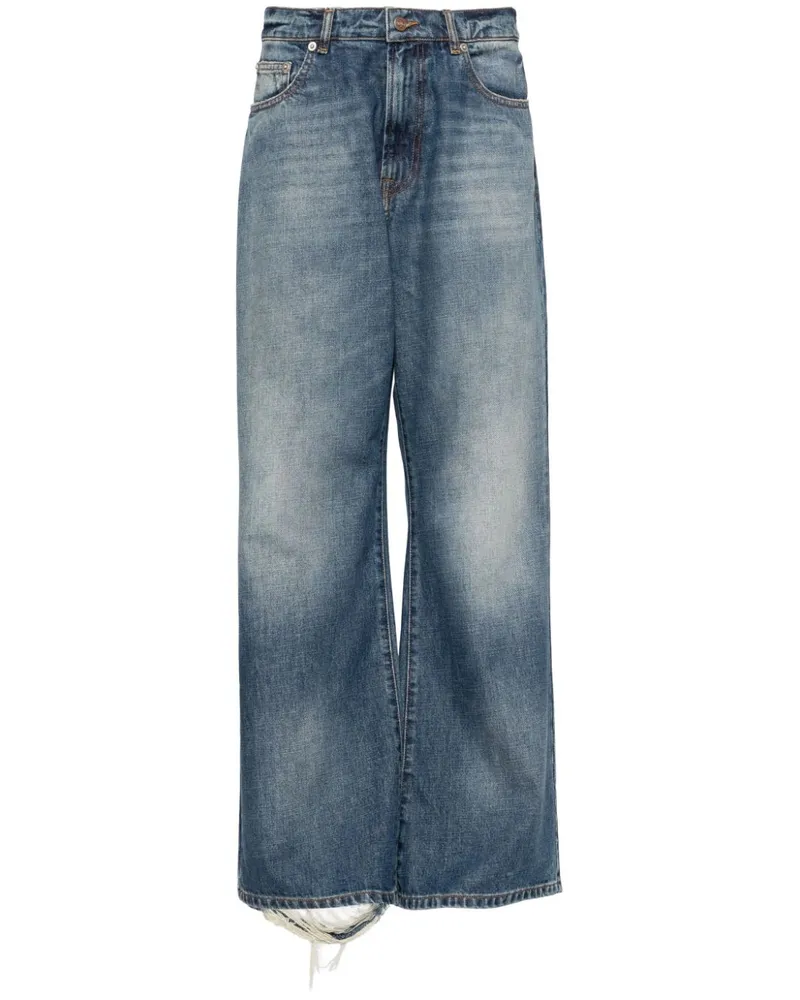 ERL Jeans im Distressed-Look - Blau Blau
