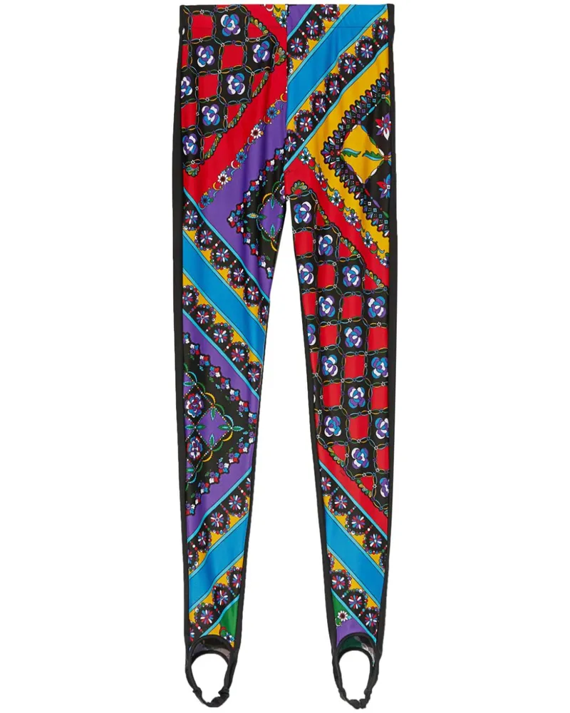 Emilio Pucci Leggings mit Festa-Print - Schwarz Schwarz