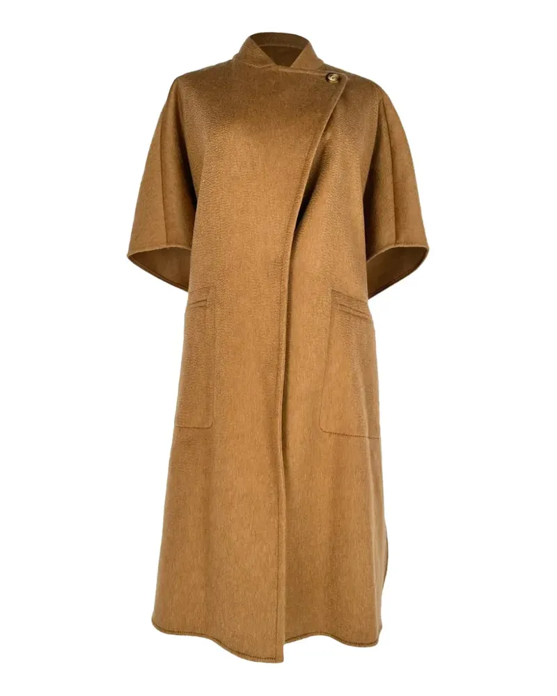 Max Mara Canapa Cape-Mantel - Braun Braun