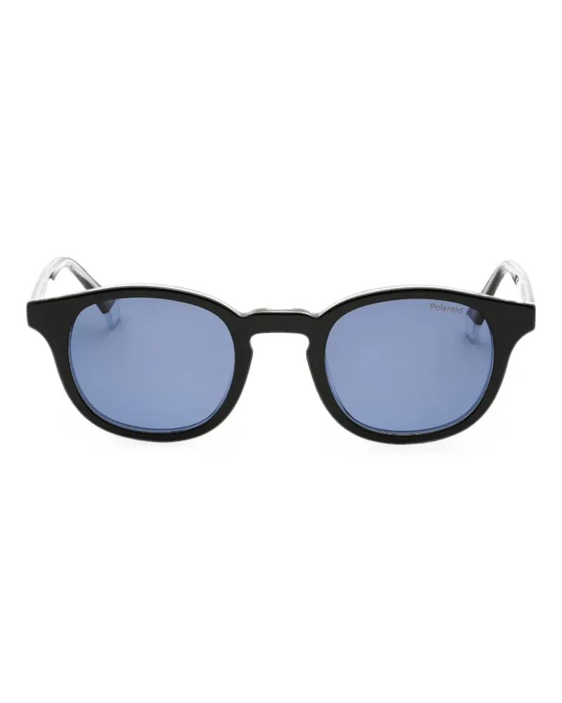 Polaroid round-frame sunglasses - Schwarz Schwarz