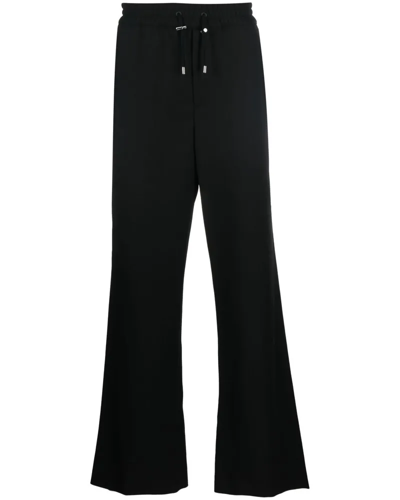 Balmain Hose mit weitem Bein - Schwarz Schwarz