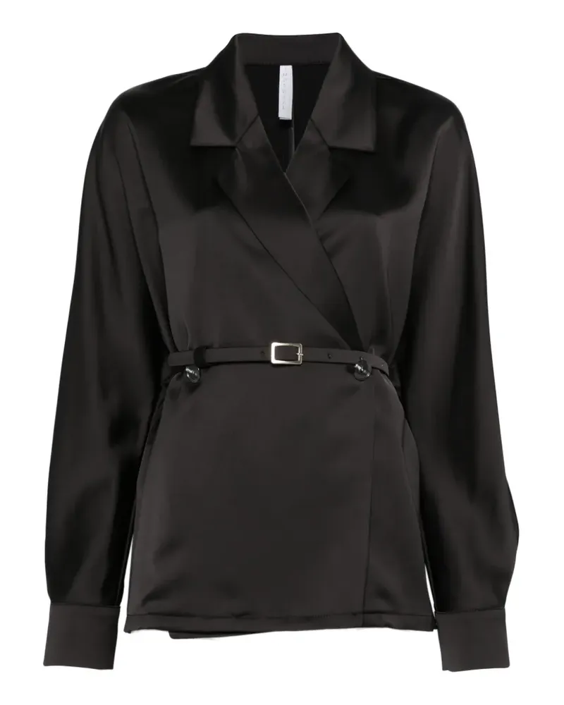 IMPERIAL Jacke mit Gürtel - Schwarz Schwarz