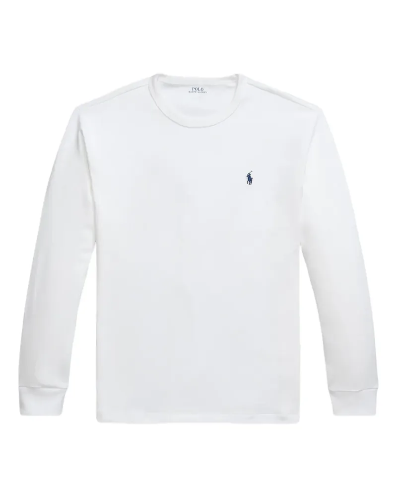 Ralph Lauren Langarmshirt mit Rundhalsausschnitt - Weiß Weiß