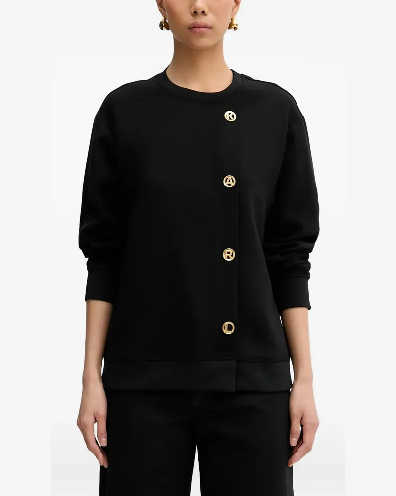 Karl Lagerfeld Geknöpftes Oberteil - Schwarz Schwarz