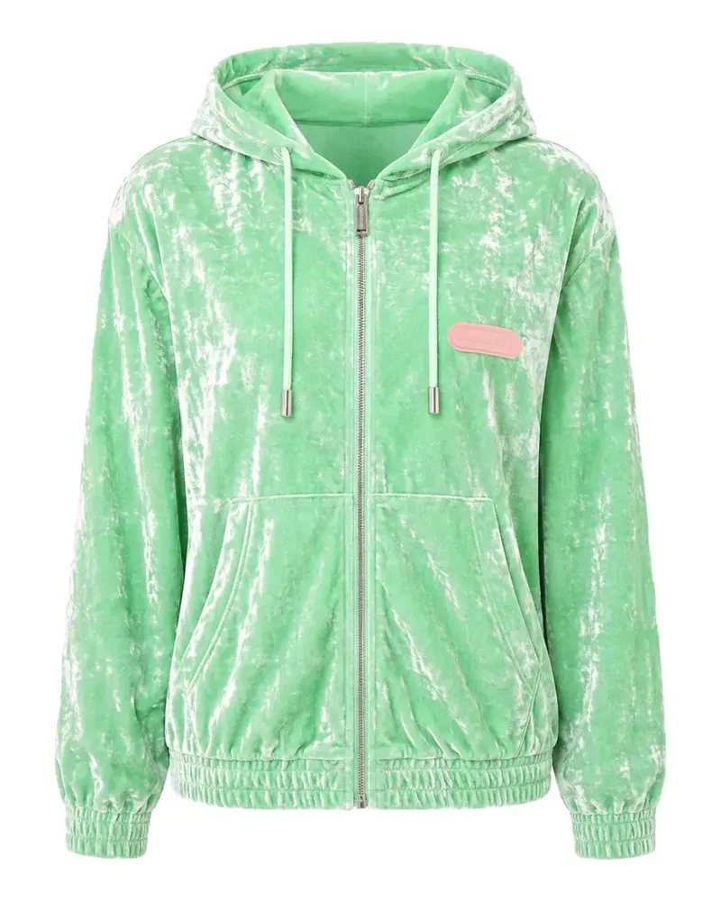 Dsquared2 logo-patch hoodie - Grün Grün