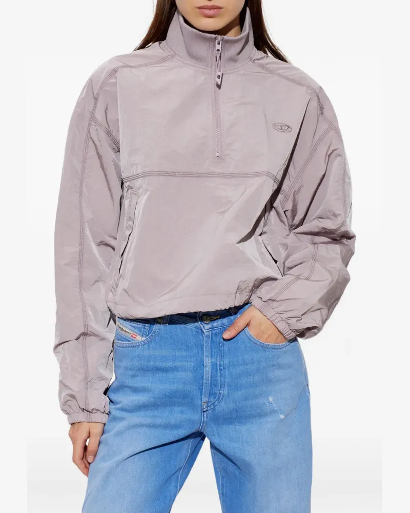 Diesel G-Anock Jacke mit kurzem Reißverschluss - Violett Violett