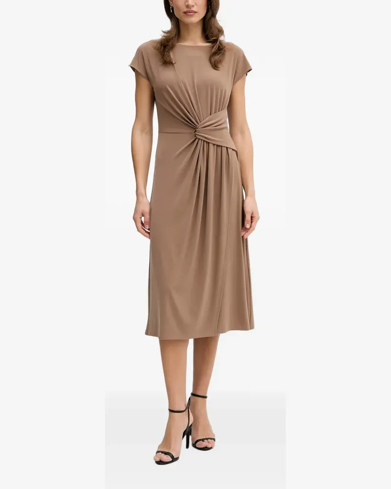 Joseph Ribkoff Midikleid mit angeschnittenen Ärmeln - Nude Nude