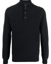 Corneliani Pullover mit Zopfmuster Blau