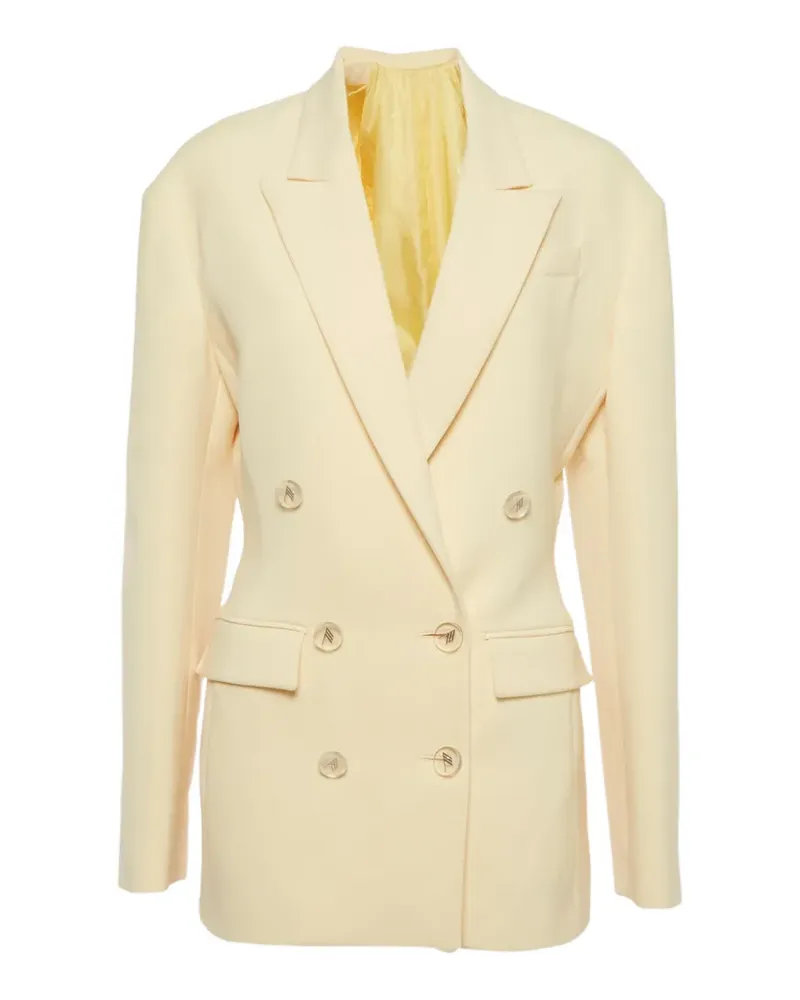 ATTICO April double-breasted blazer - Nude Nude