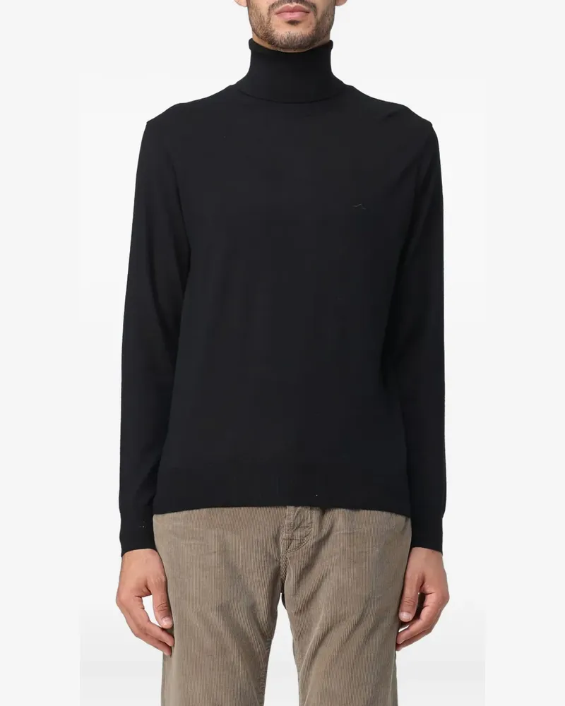 Paul & Shark roll-neck sweater - Schwarz Schwarz