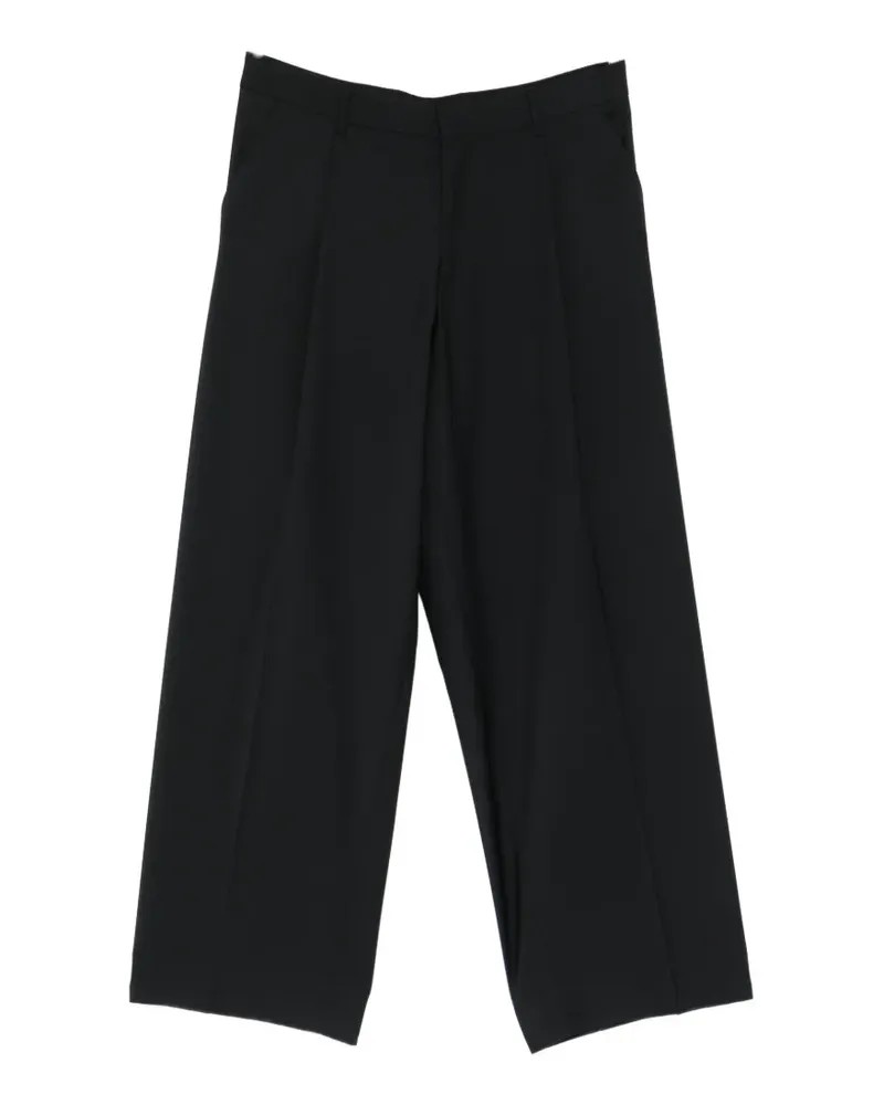 Be Able pleated wide-leg trousers - Schwarz Schwarz